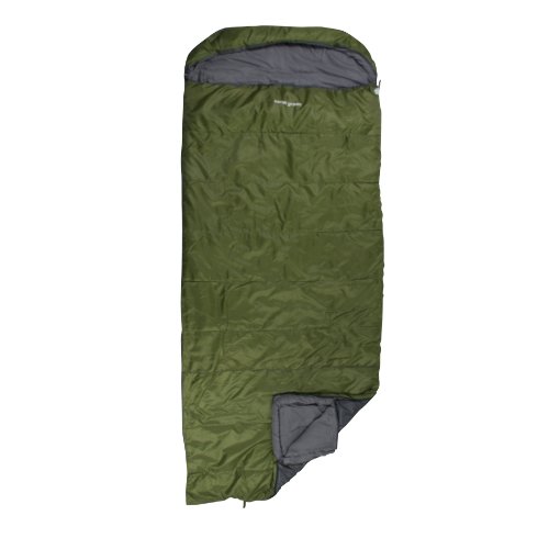 10T Kenai Green Sac de couchage couverture Vert/Gris 235 x 100 cm