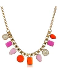 kate spade new york "Boardwalk Stroll" Pink Short Necklace, 18"