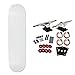 Moose Complete Skateboard DIPPED WHITE 7.63