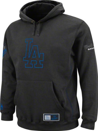Los Angeles Dodgers Black Be Proud Hooded Fleece Pullover Sweatshirt