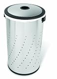 simplehuman Laundry Hamper with Lid, Brushed Stainless Steel