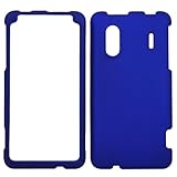 GTMax Blue Hard Rubberized Snap On Case & FREE Blue Stylus with Flat Tip fo ....