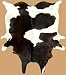 Dark Chocolate Brown Cowhide Rug