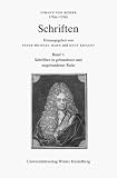 Johann von Besser (1654-1729). Schriften: Schrifften 1: Schrifften in gebundener und ungebundener Rede: BD 1