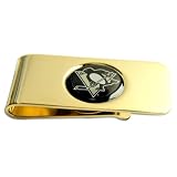 GG-M50I-EXF6 - Pittsburgh Penguin Spinning Keychain,Luggage ID Tag and a Brass Money Clip