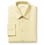 Calvin Klein Cotton Fancy Dress Shirt - Point Collar