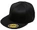 Original Black Flexfit Flatbill S/M 6 7/8â€-7 1/4â€ Premium Fitted 210 Hat Cap Flex Fit Flat Bill