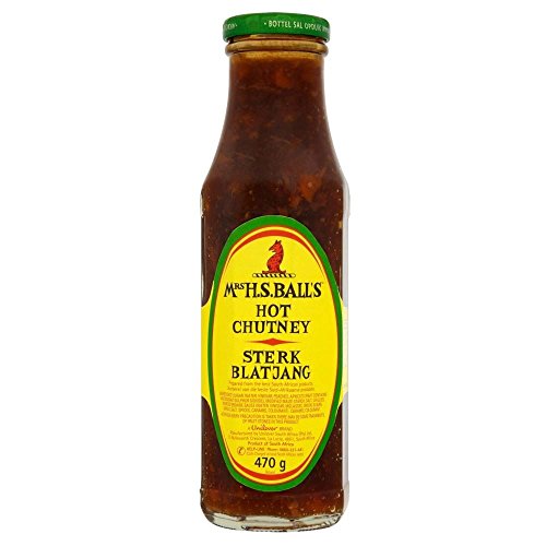 Mrs Balls Hot Chutney (470g) - Packung mit 2 Mrs Balls Hot Chutney (470g) - Packung mit 2