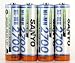 Sanyo 2700mah AA 4/pack NiMH Batteries 2700 mah