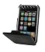 Electronics : Exspect Hard Flip Leather iPhone Case Black - EX104