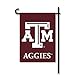 BSI PRODUCTS, INC. - Texas A&M Aggies 2-Sided Garden Flag and Plastic Pole with Suction Cups - TAMU Football Pride - High Durability for Indoor and Outdoor Use - Great Fan Gift Idea - Classic
