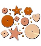Sequin Elements W/Brads-Oh Orange