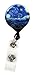 Buttonsmith Vangogh Starry Night Tinker Reel Retractable Badge Reel - with Alligator Clip and Extra-Long 36 inch Standard Duty Cord - Made in The USA