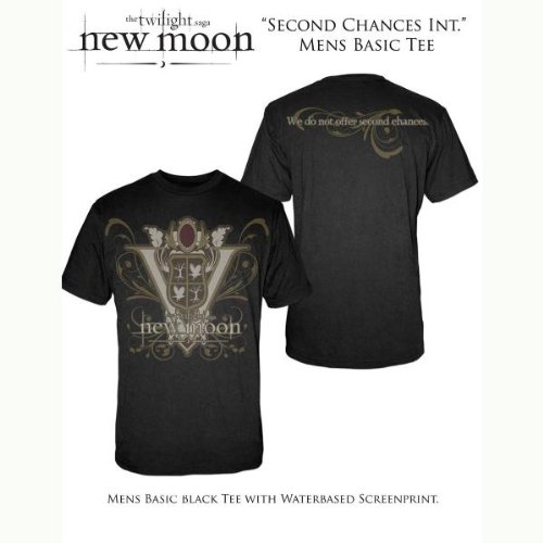 Warner Music Shirts \'Twilight New Moon \'Second Chances\' Herren Shirts/ T-Shirts, Gr. 44 Preisvergleich