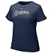 Nike Milwaukee Brewers Navy Blue Ladies Authentic Crew T-shirt