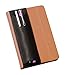 Quiver Pen Holder For Notebook, Double Pen Holder, Full Grain Leather, Elastic, Reusable, Non-Adhesive, Fits A6 Pocket Notebooks, Journals, Planners And Diaries 5.5-6.5 Inches (14-16.5 cm) Tall