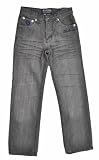 Akademiks Big Boys Botswana Gray Wash Straight Fit Jeans