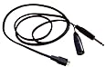 Beyerdynamic K190.40-1.5 Connecting Cable for DT 190-Series Headsets, 3-Pin XLR Male and 1/4-Inch Stereo Jack, 5 Feet
