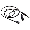 Beyerdynamic K190.40-1.5 Connecting Cable for DT 190-Series Headsets, 3-Pin XLR Male and 1/4-Inch Stereo Jack, 5 Feet
