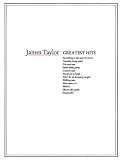 James Taylor: Greatest Hits (Piano Vocal Guitar)