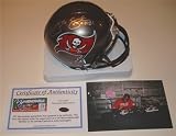 Alex Smith Autographed/Hand Signed/Autographed Tampa Bay Buccaneers Mini Helmet