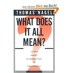 What Does It All Mean?: A Very Short Introduction to Philosophy
