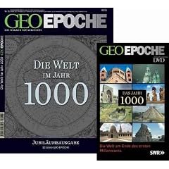 Geo Epoche (mit DVD): Geo Epoche 35/2009: Die Welt im Jahr 1000. Heft und DVD