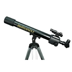 Bushnell 440x60 Voyager Refractor Telescope - Sky & Land Scope with Tripod, Barlow