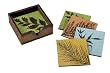 Rattan Garden Themed Coaster Set (9 piece)