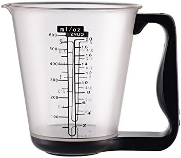 Black Electronic Digital Jug Kitchen Scale Detachable Measuring Cup Measurement