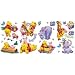 Blue Mountain Wallcoverings GAPP1760 Pooh Scenic Self-Stick Wall Appliques
