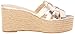 Nine West Women's Eleena Metallic Wedge Sandal