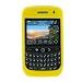 Yellow Rubber Soft Silicone Skin Cover Casefor T-Mobile Blackberry Curve 8900 Javelin Smartphone