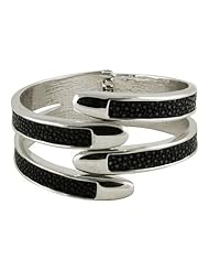 Black Premium Bracelet Top quality - Genuine Stingray Skin Leather