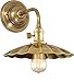 Hudson Valley 8000-AGB-MS3, Heirloom Wall Sconce Lighting, 1 Light, Brass