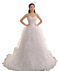 Strapless Tiered Lace Chiffon/Polyester/Viscose Party Dress  with a Chapel Train 