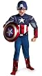 Lets Party By Disguise The Avengers Captain America Classic Muscle Chest Child Costume / Blue - Size Small (4/6)