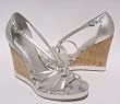 Coach Joslin Metallic Wedge Sandals