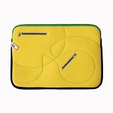 Looptworks Unisex Adult 15-Inch Hoptu Laptop Sleeve, Yellow Leggo, 15-Inch