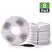 Cat Fountain Filters,8 Pack Pet Fountain Filters for 1.6/2.0 L Cat/Dog Water Fountain Filling with Activated Carbon,Pet Water Fountain Replacement Filters,Cat Water Fountain Filters
