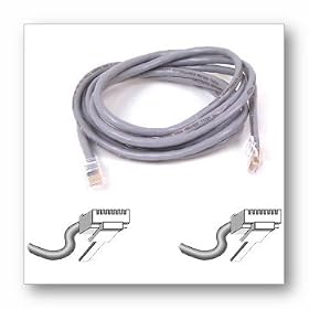 Belkin Pro Series Category 5 Patch Cable, RJ45M M, Gray, 50ft. by Belkin