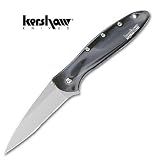 Kershaw Ken Onion Black & White Leek Folding Knife with Speed Safe by Kershaw