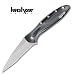 Kershaw Ken Onion Black & White Leek Folding Knife with Speed Safe