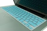 Kuzy® - EU/UK Tiffany Hot Blue Keyboard Silicone Cover Skin for Macbook / Macbook Pro 13