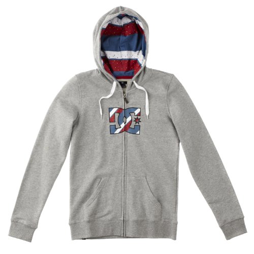 DC Shoes Damen Full Zip Hoodie Terraine, heather grey, 34 (XS), D061460066