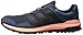 adidas Performance Women's Slingshot Trail Women's Running Shoe,Mineral Blue/Black/Sun Glow Yellow,9 M US
