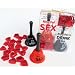 Dual Bell Gift Pack Lovers Ring For Sex Bell & Ring For Drink With Valentines Foil Wrapped Chocolates