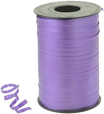 Spool of Orchid Purple Crimped Curling Ribbon For Balloons and Gifts - 3/16-inch x 500 Yards