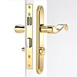 Wright Products Accents Serenade Mortise Lockset, Polished Brass #EMT115PB