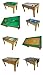 Tischfußball Billiard Hockey 9in1 Multiplayer
